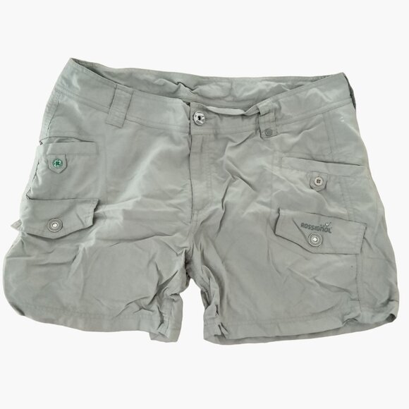 Rossignol Khaki Cargo Shorts Womens L Large Water Sports Quick Dry - Picture 1 of 13